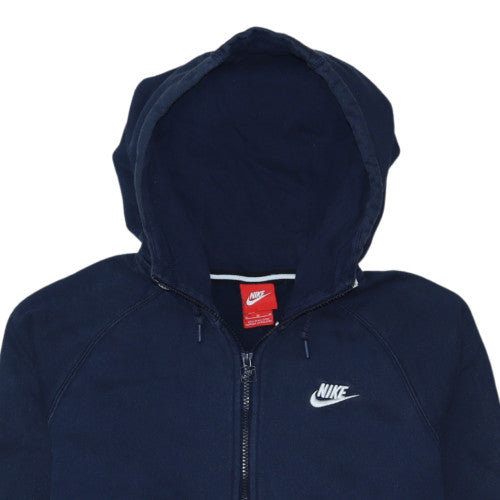 Nike Men's Blue Full Zip Hoodie Size M Fleece Sportswear