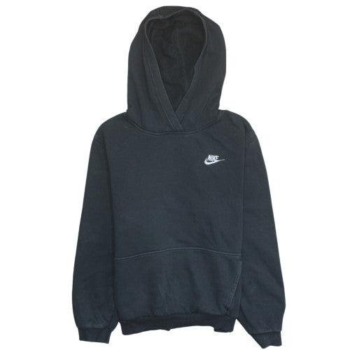 Nike Boys Black Pullover Hoodie XL 158-170cm Fleece Lined Sportswear