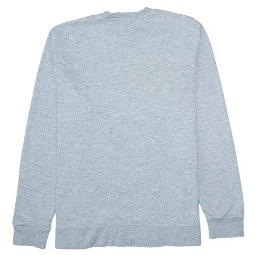 Champion Men's Grey XL Sweatshirt Crew Neck Pullover Logo Cotton Blend