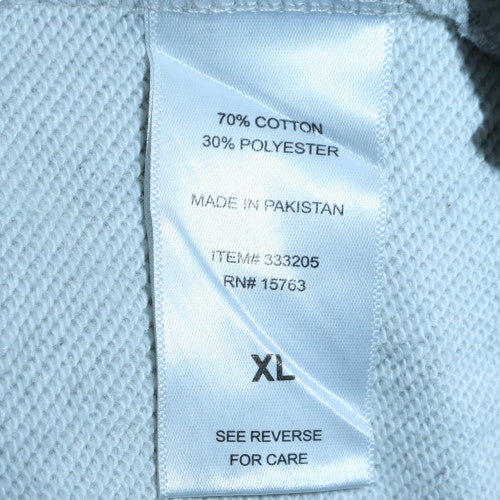 Champion Men's Grey XL Sweatshirt Crew Neck Pullover Logo Cotton Blend