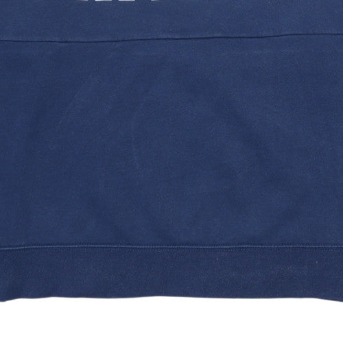 Nike Air Women’s Blue XXL Pullover Sweatshirt Crew Neck Logo Cotton Blend