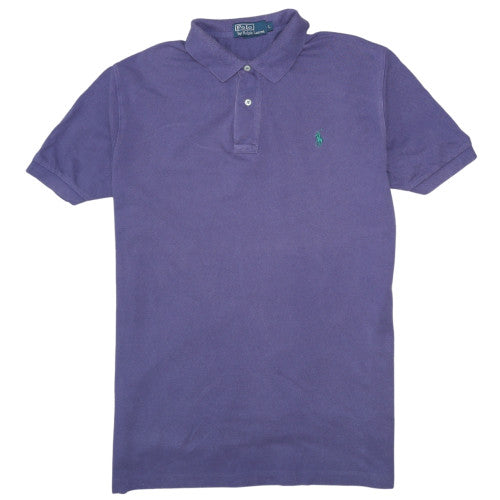 Ralph Lauren Men's Purple Cotton Polo Shirt Size L