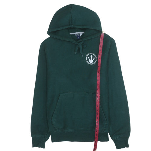 Port & Company Men's Green Pullover Hoodie M Logo Fleece Sweatshirt