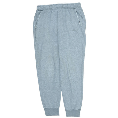 Puma Mens Grey Jogger Trousers L Lightweight Comfort Fit