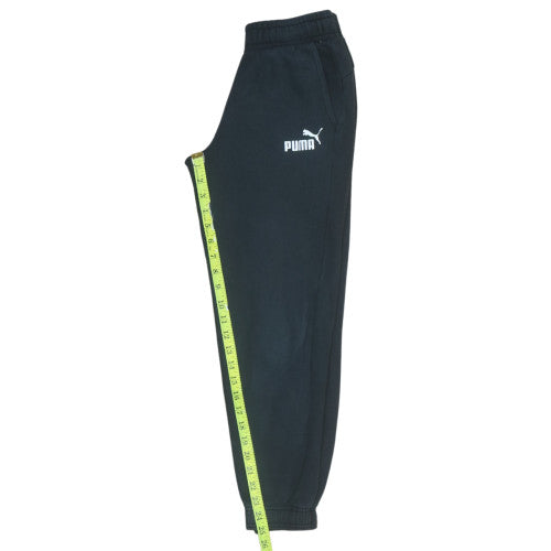 Puma Boys Black Jogger Trousers 6 Years Fleece Sweatpants