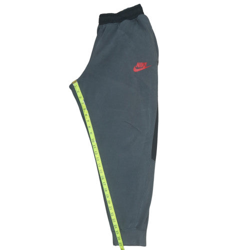 Nike Mens Grey Jogger Sweatpants M Elastic Waist Fleece Trousers