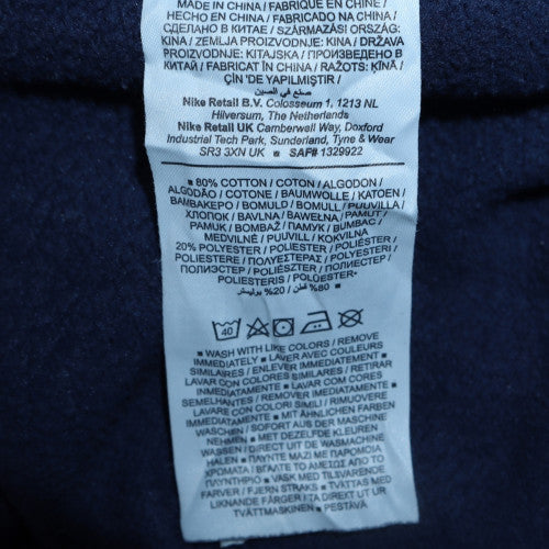 Nike Men's Blue Pullover Sweatshirt Size S Regular Fit Crew Neck