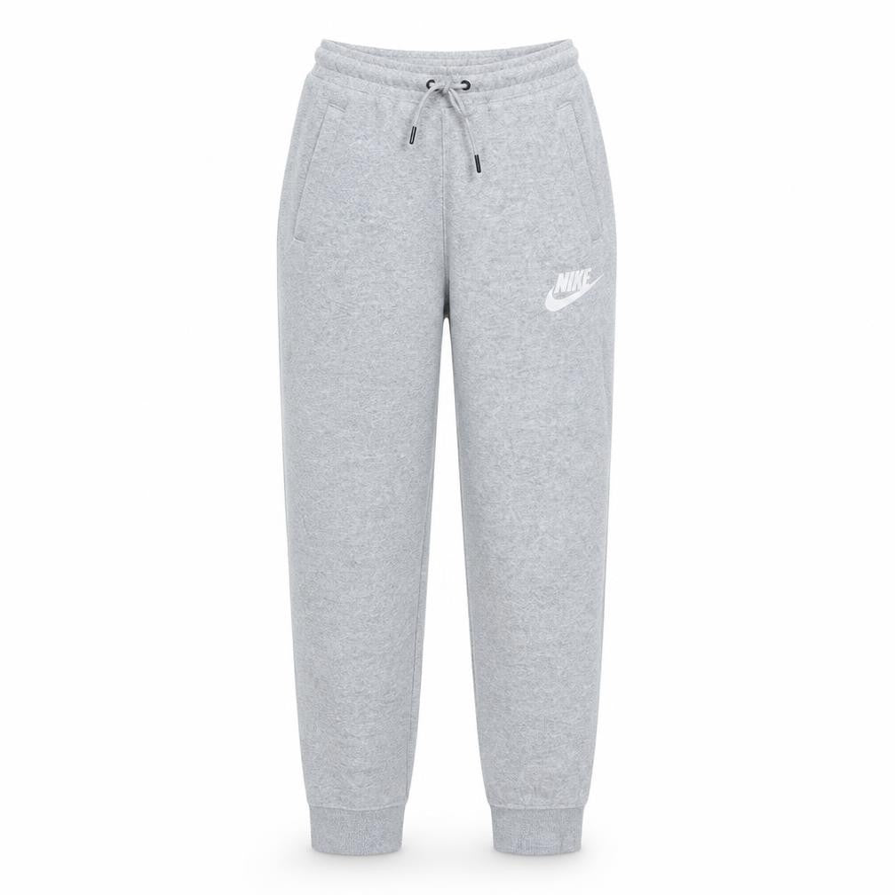 Front view of Nike women’s grey xs jogger sweatpants elastic waist pockets