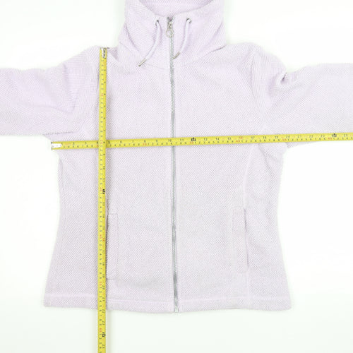 Regatta Womens Lilac Fleece Full Zip Hoodie UK 14 Polyester Outdoor