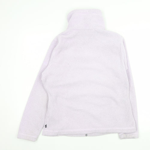 Regatta Womens Lilac Fleece Full Zip Hoodie UK 14 Polyester Outdoor