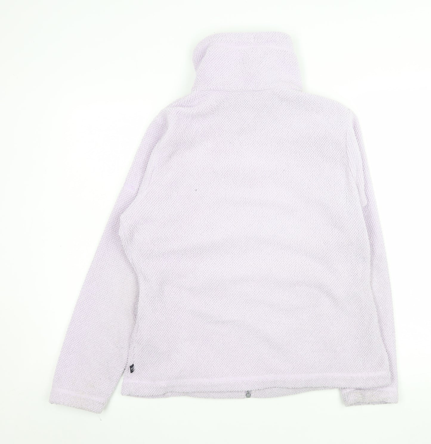 Regatta Womens Lilac Fleece Full Zip Hoodie UK 14 Polyester Outdoor