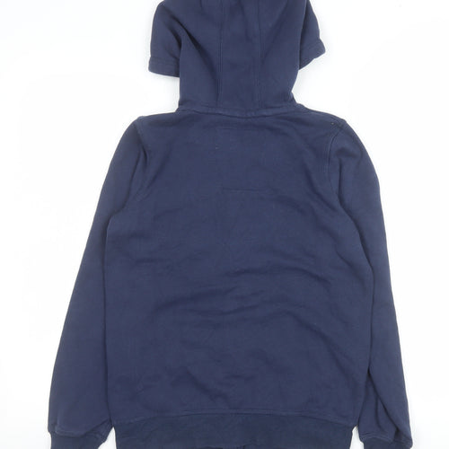 Pepperts Girls Blue Hooded Full Zip Basic Jacket Size 146 Cotton Blend