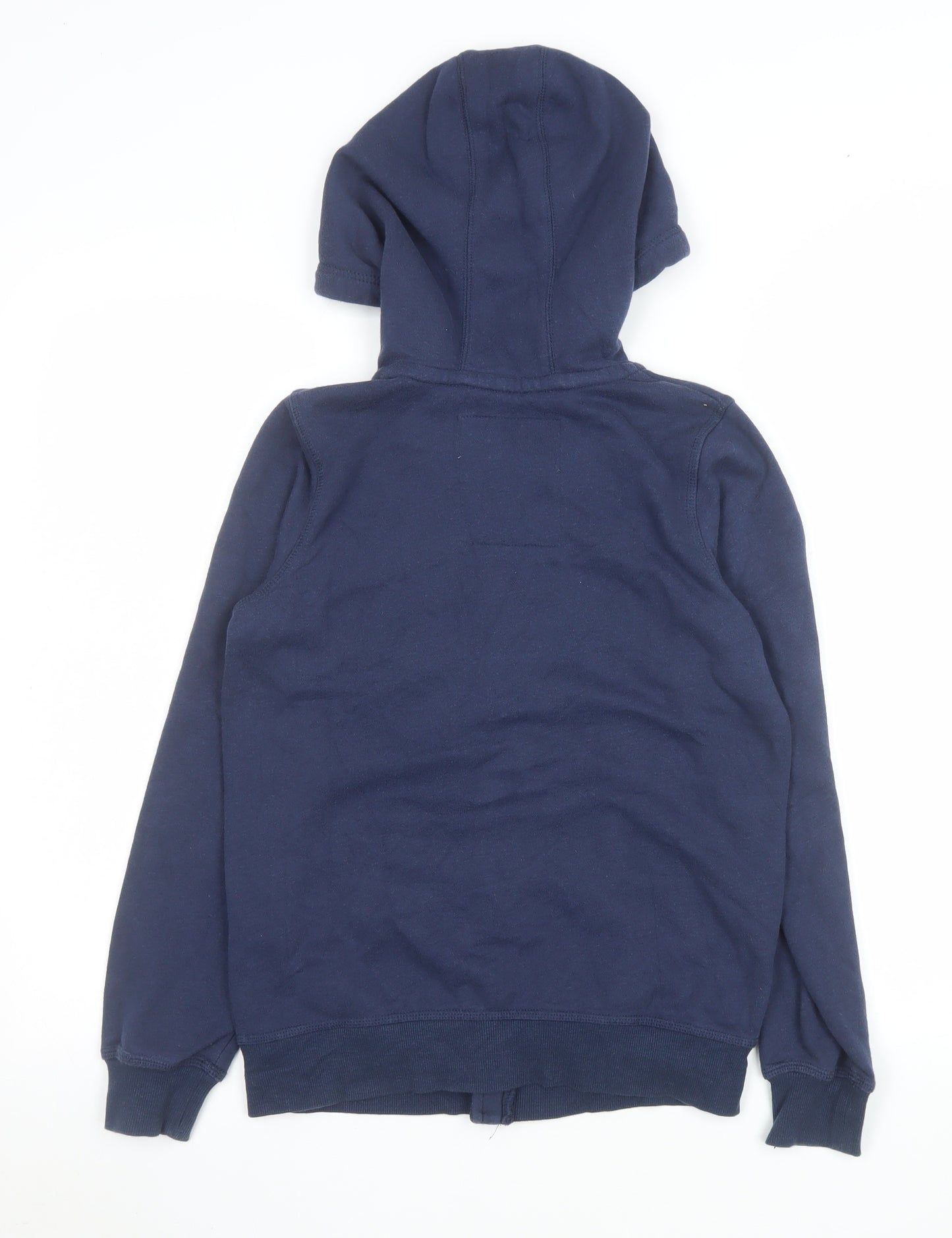 Pepperts Girls Blue Hooded Full Zip Basic Jacket Size 146 Cotton Blend