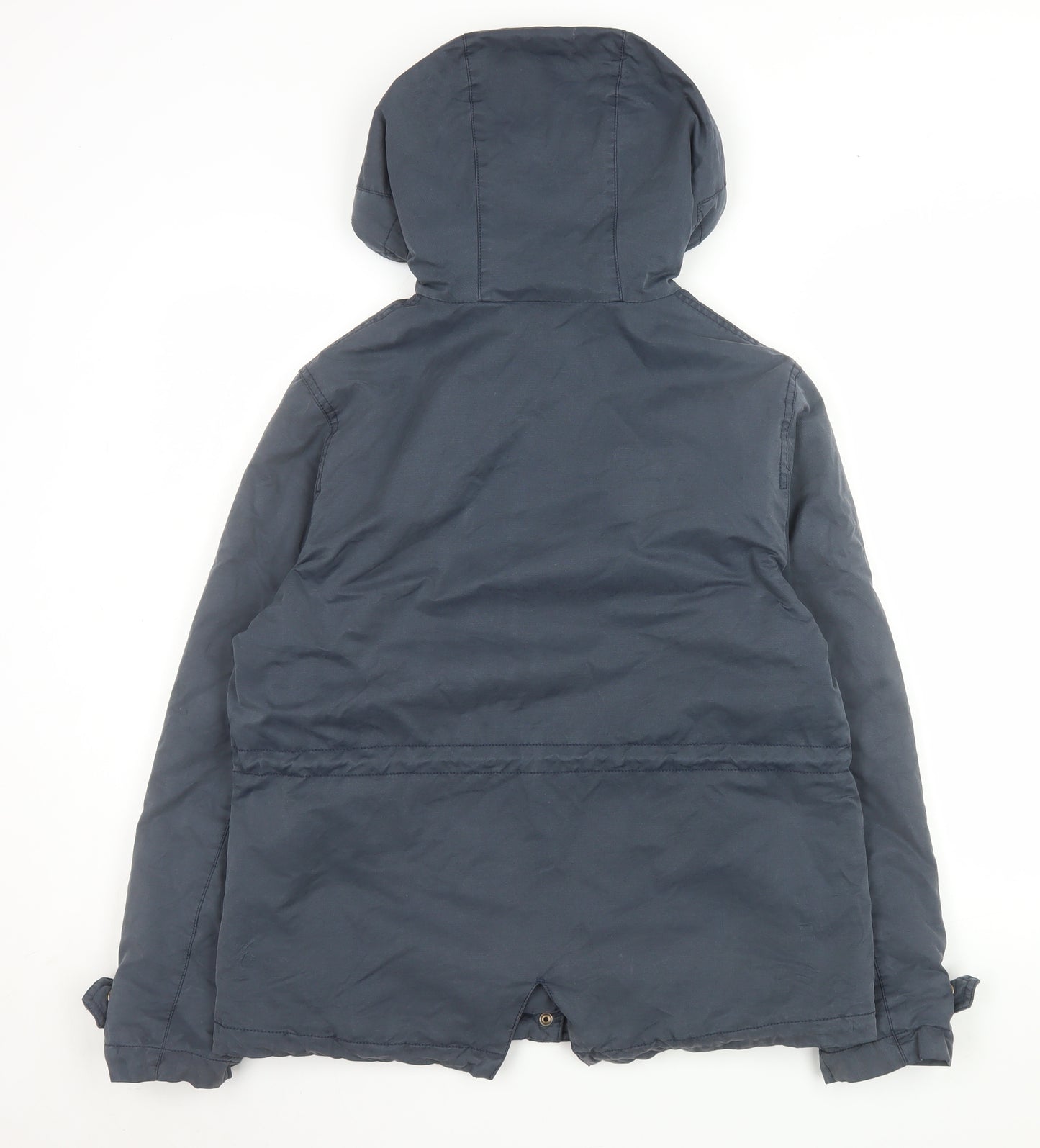 Jack Wills Women’s Blue Hooded Parka Jacket Size 12