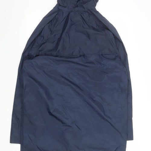 Outdoor Scene Men’s Blue Waterproof Hooded Rain Coat M Regular