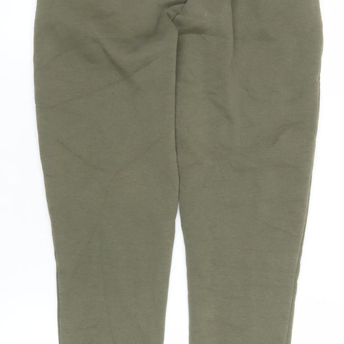 Glamify Men’s Green Jogger Sweatpants S Regular Fit Cotton Blend