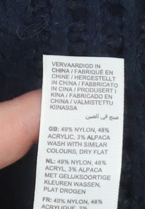 Fat Face Women’s Blue Cable-Knit Pullover Jumper UK 10