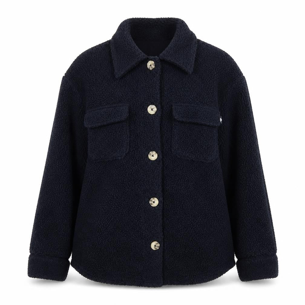 U.S. Polo Assn. Women's Navy Blue Fleece Jacket XS