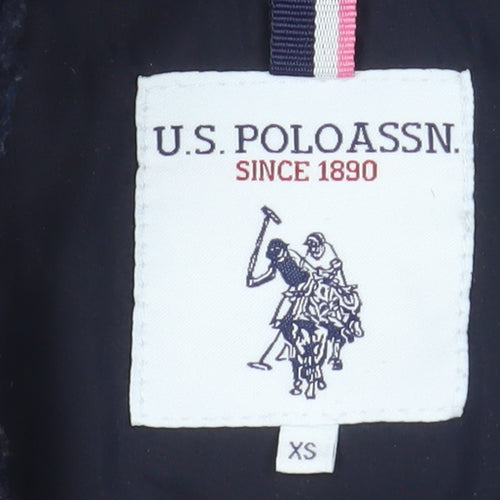 U.S. Polo Assn. Women's Navy Blue Fleece Jacket XS