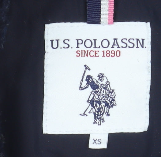 U.S. Polo Assn. Women's Navy Blue Fleece Jacket XS