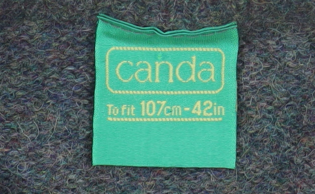 Canda Men’s Grey Argyle Wool Blend Pullover Jumper Size L