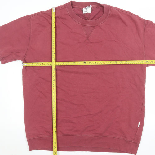 Shore Leave Men’s Red Cotton Short Sleeve Crew Neck Top Size M