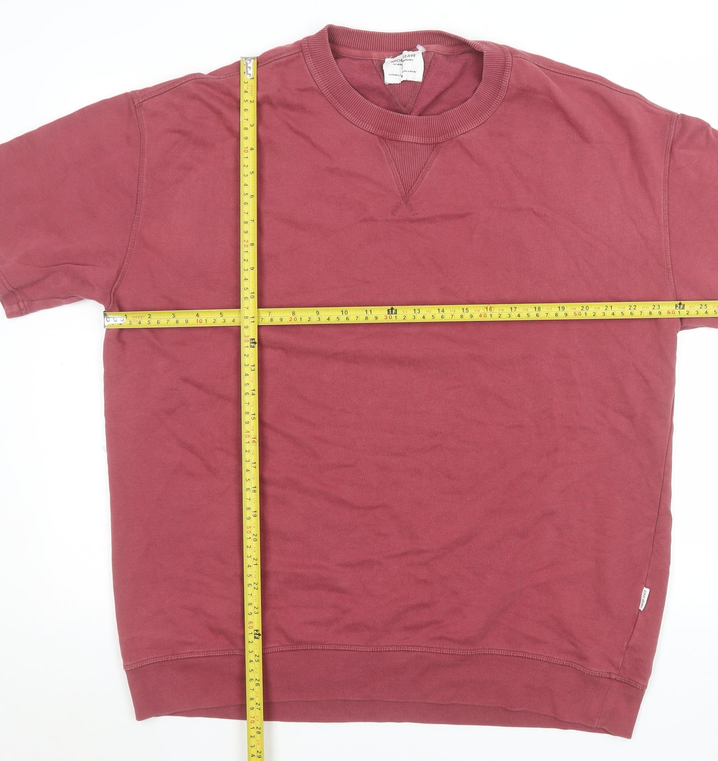 Shore Leave Men’s Red Cotton Short Sleeve Crew Neck Top Size M