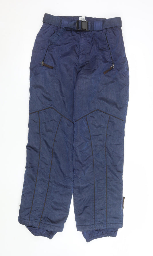 Rodeo Womens Blue Insulated Waterproof Snow Pants S