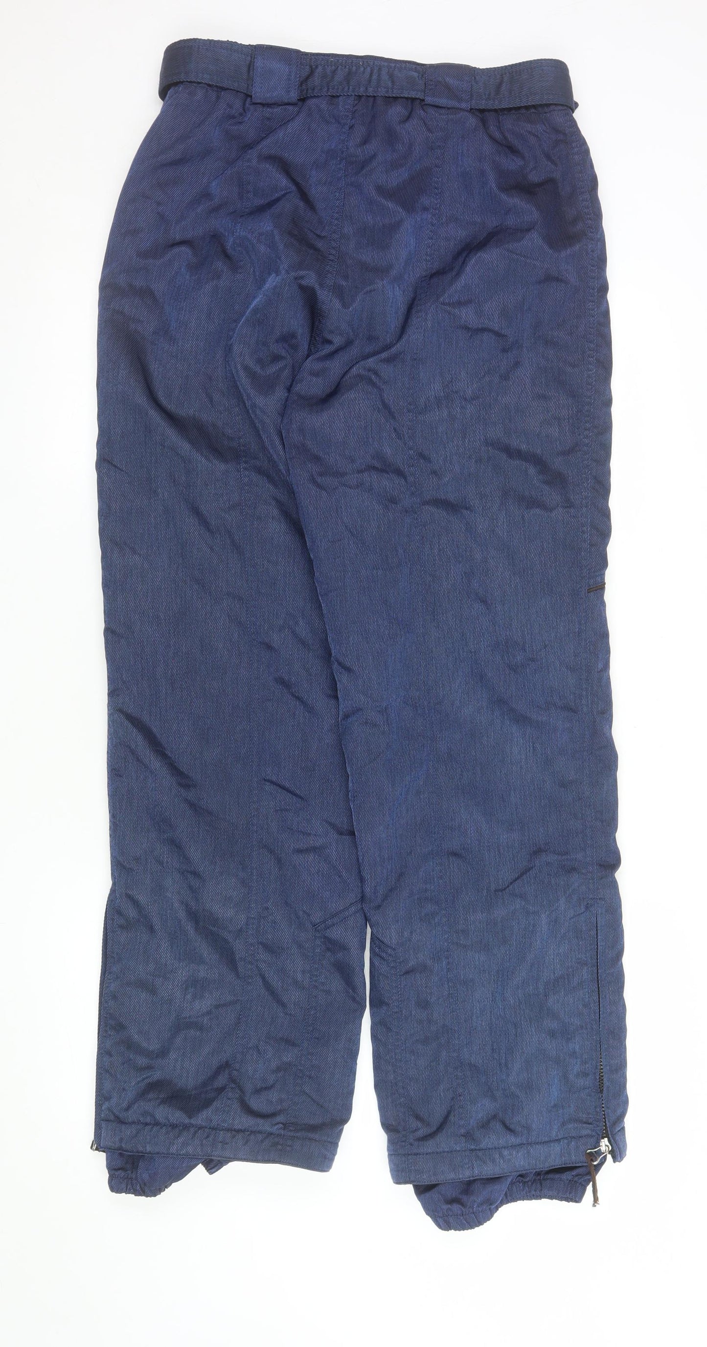 Rodeo Womens Blue Insulated Waterproof Snow Pants S