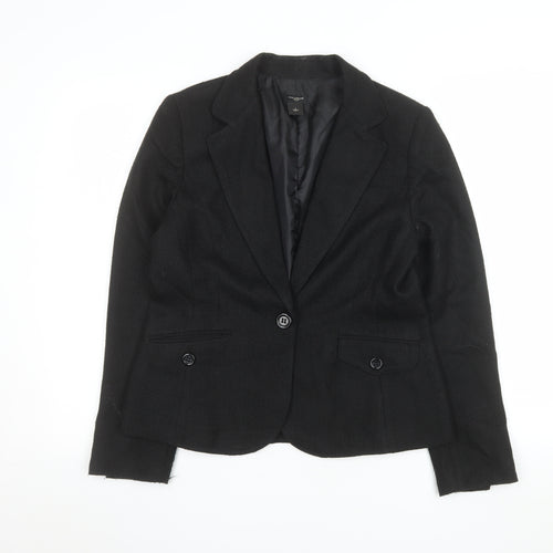Ann Taylor Women's Black Size 8 Classic Single-Breasted Blazer