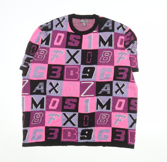 ASOS Men’s Multicoloured Graphic Print 3XL Regular T-Shirt