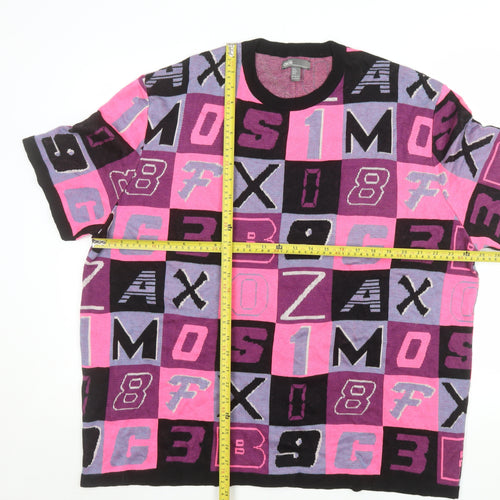 ASOS Men’s Multicoloured Graphic Print 3XL Regular T-Shirt