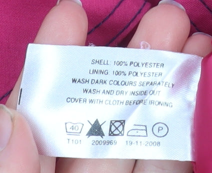 EWM Pure Classics Women's Pink Zip Jacket Size 20 Polyester Lightweight