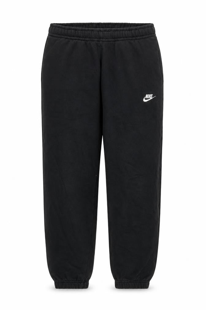 Front view of Nike Men's Black Jogger sweatpants, size M
