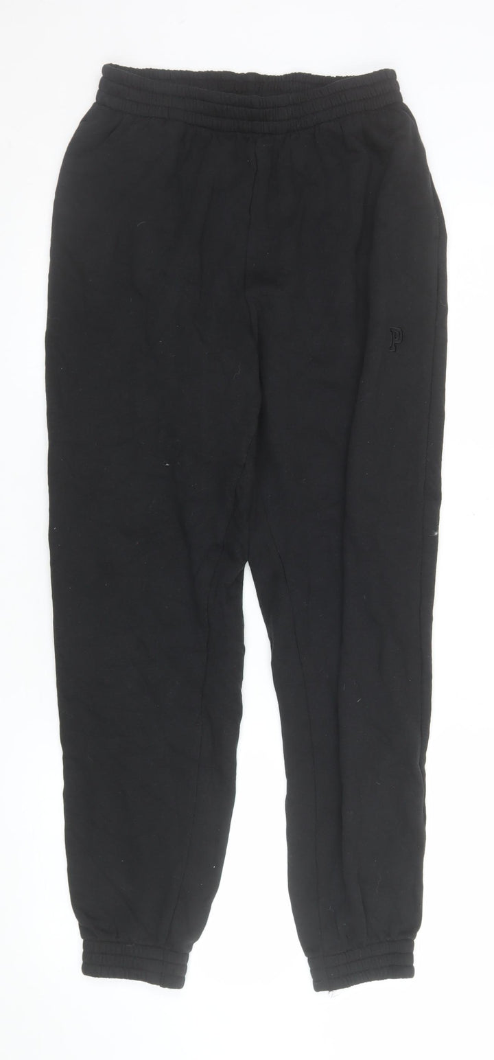 Victoria's Secret PINK Womens Black Jogger Sweatpants Size S Cotton Blend