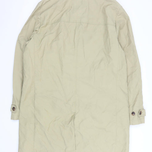 GAP Men's Beige XL Classic Lightweight Cotton Blend Coat