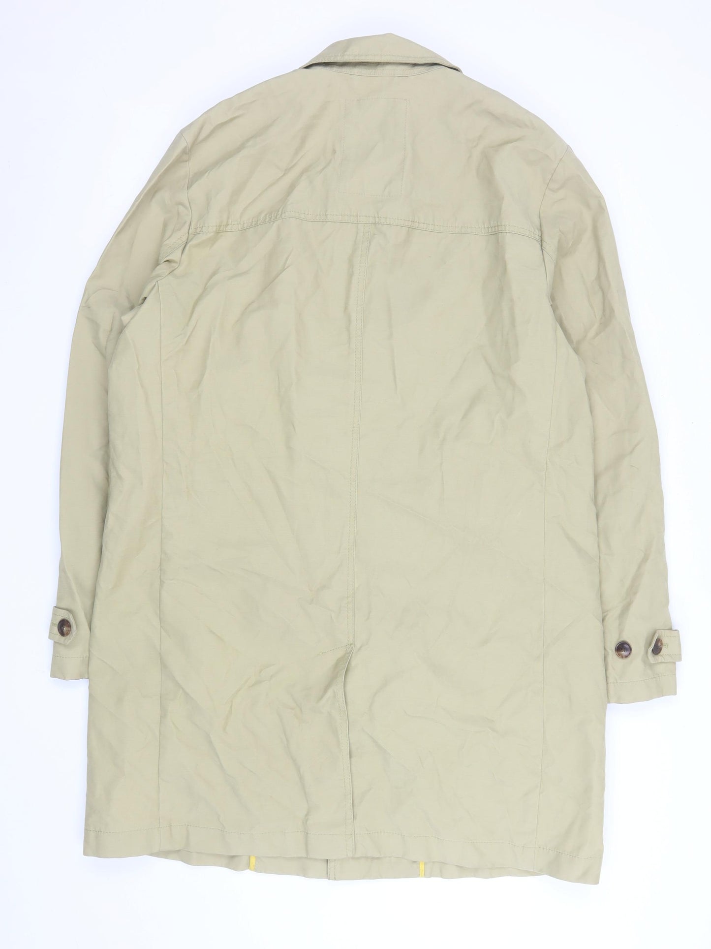 GAP Men's Beige XL Classic Lightweight Cotton Blend Coat