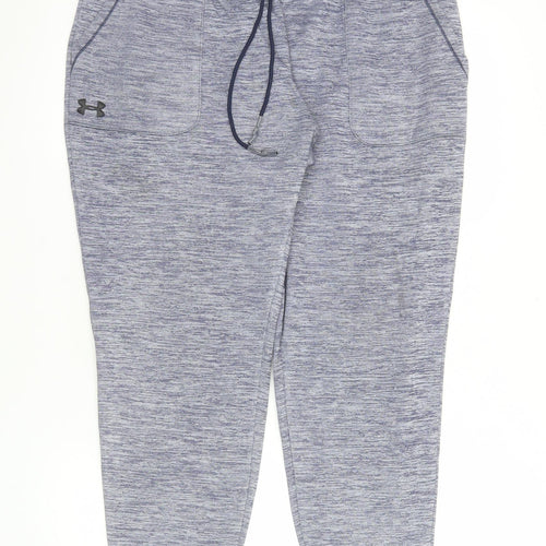 Under Armour Men's Grey ColdGear Jogger Trousers L Loose Fit