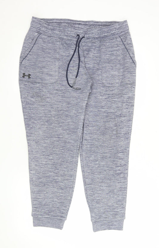 Under Armour Men's Grey ColdGear Jogger Trousers L Loose Fit
