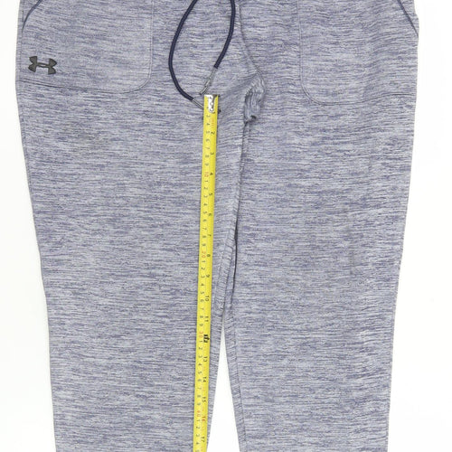 Under Armour Men's Grey ColdGear Jogger Trousers L Loose Fit