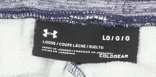 Under Armour Men's Grey ColdGear Jogger Trousers L Loose Fit