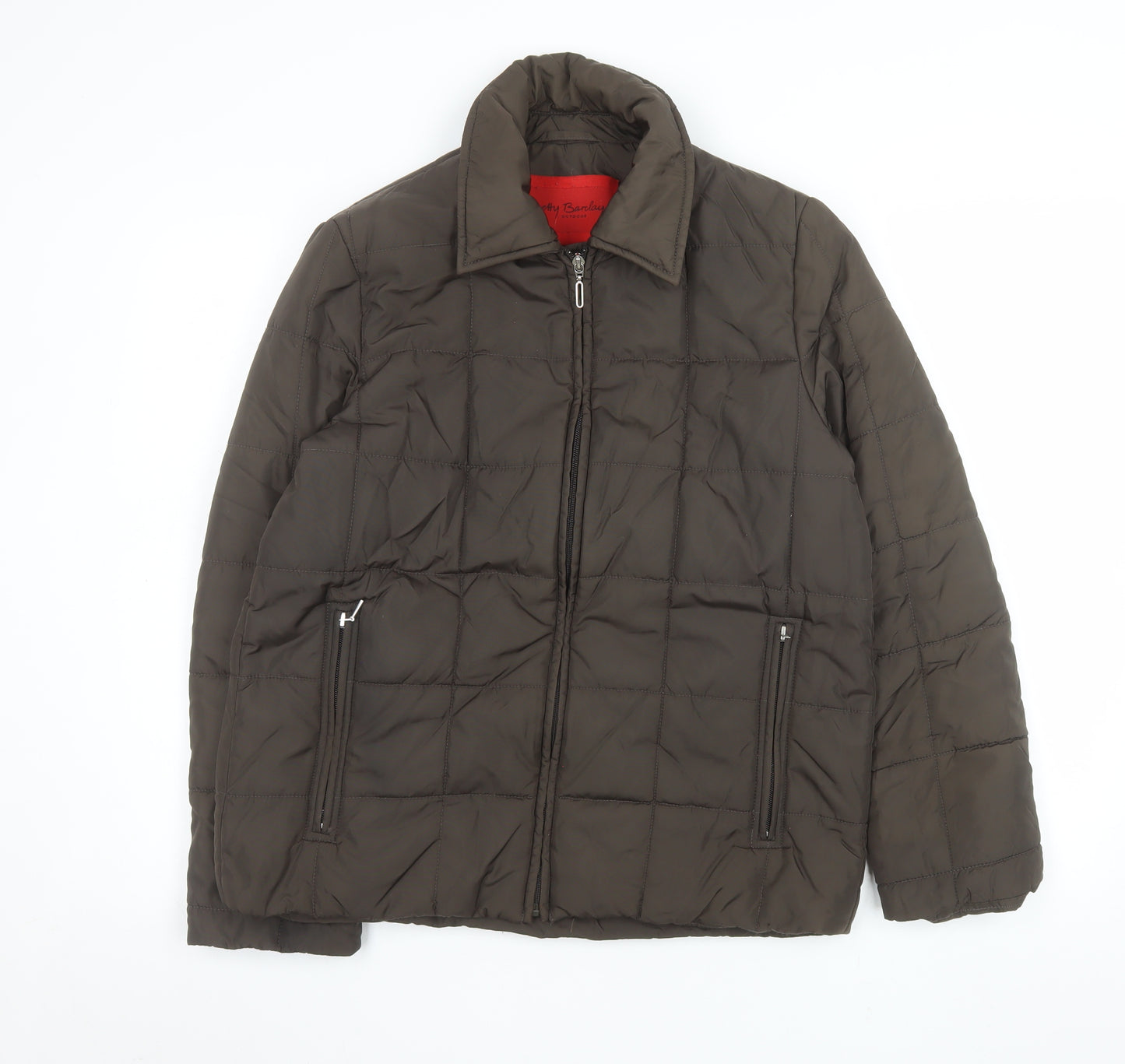 Betty Barclay Women Brown Size 10 Quilted Puffer Jacket