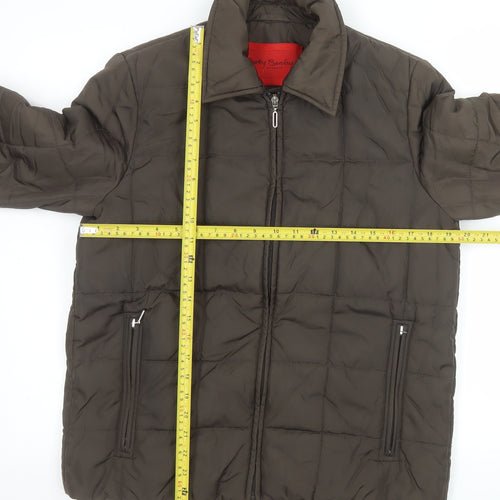 Betty Barclay Women Brown Size 10 Quilted Puffer Jacket