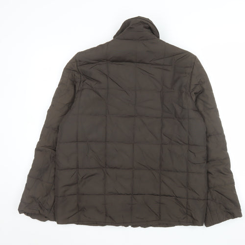Betty Barclay Women Brown Size 10 Quilted Puffer Jacket