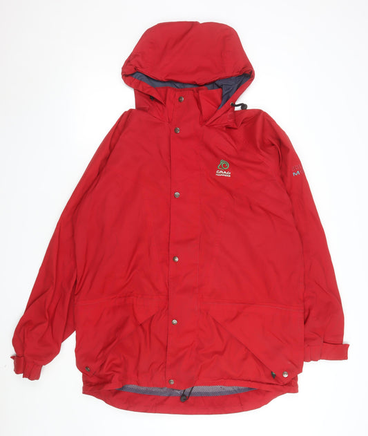 Craghoppers Men's Red XL 44in Waterproof Hooded Parka Jacket