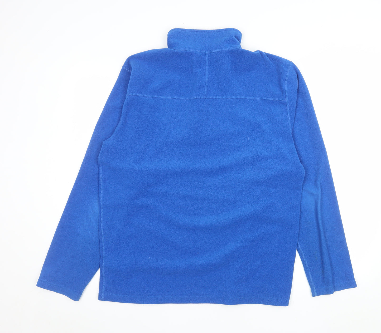 The North Face Men's Blue Fleece 1/4 Zip Pullover Sweatshirt M
