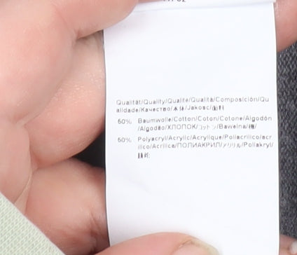 Hugo Boss Men's Grey Knit Crew Neck Pullover Sweatshirt L