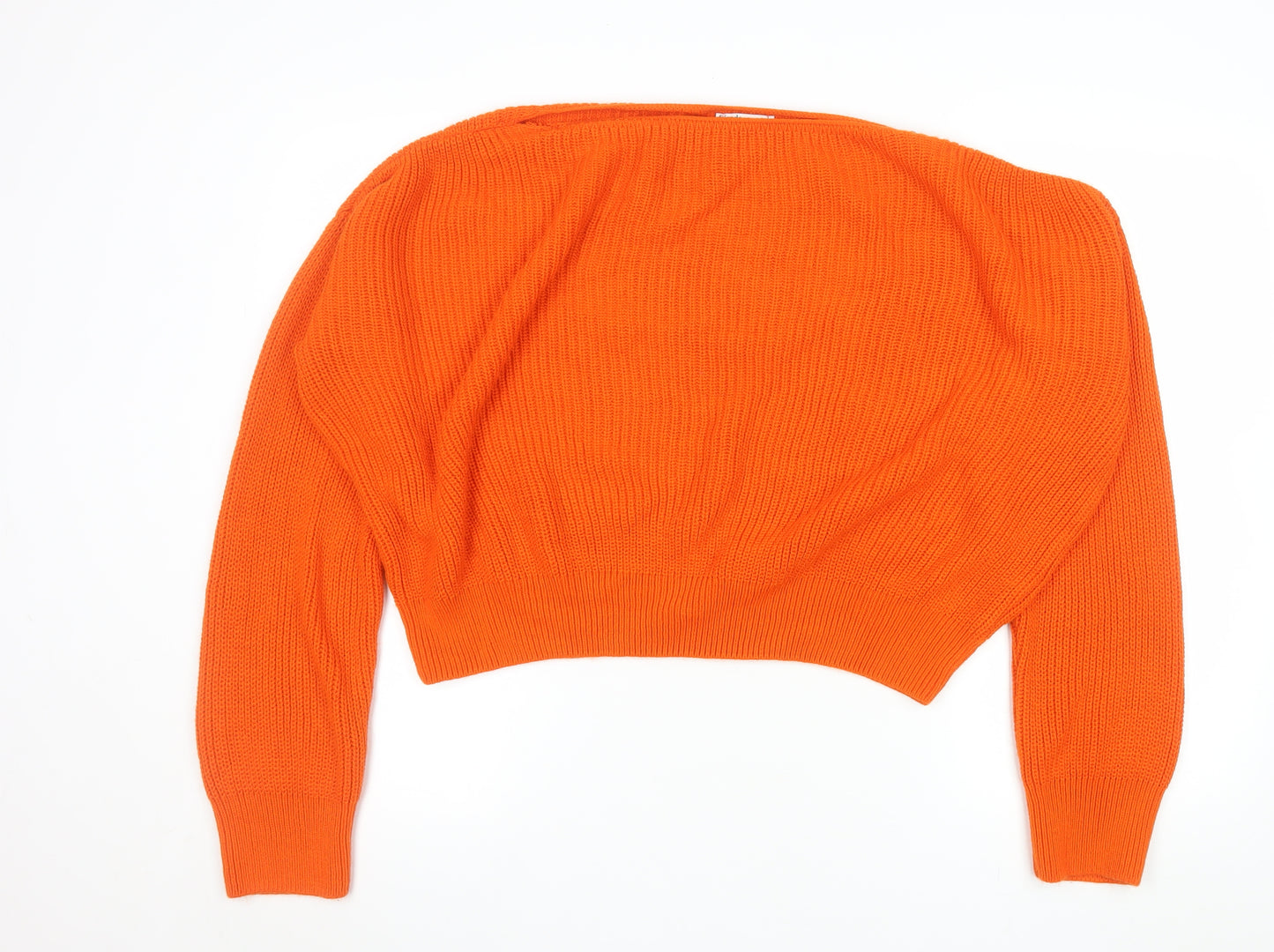 Friends Like These Womens Orange Size 16 Pullover Jumper Knit