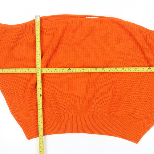 Friends Like These Womens Orange Size 16 Pullover Jumper Knit