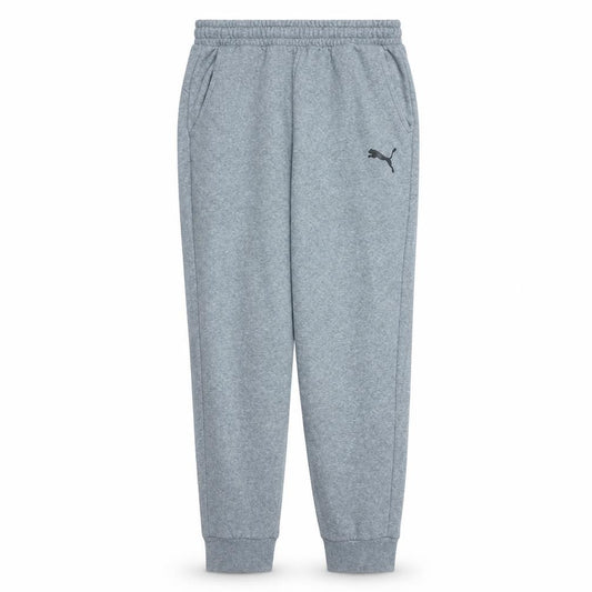 Front view of Puma Men's Grey Jogger Sweatpants L Regular Fit Tapered Activewear